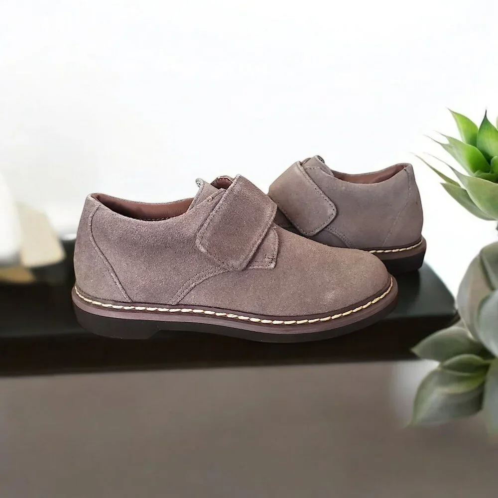 TUCKER + TATE Toddler's Suede Velcro Bootie